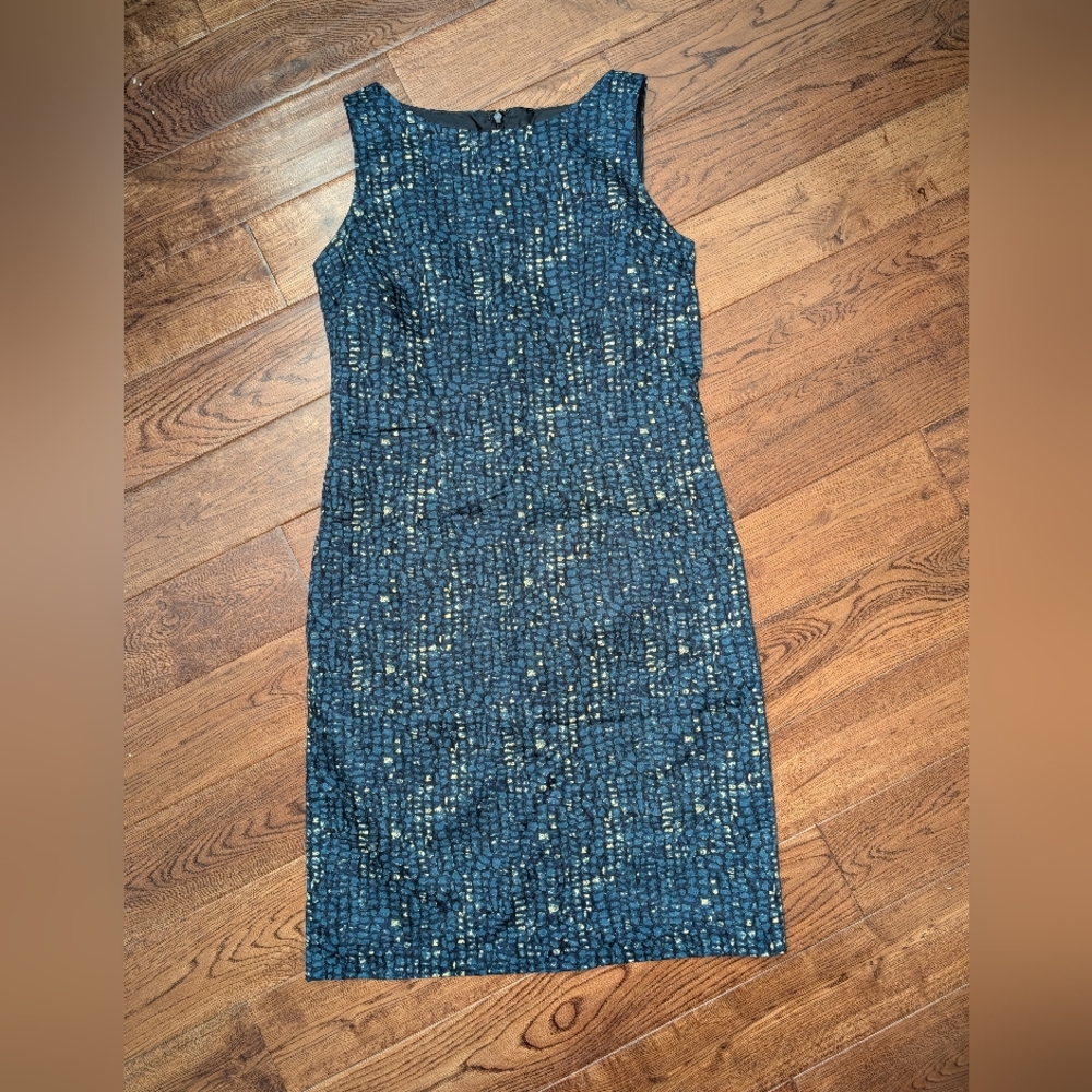 Ann Taylor Petites Sleeveless Liner Sheath Dress Size 0P EUC